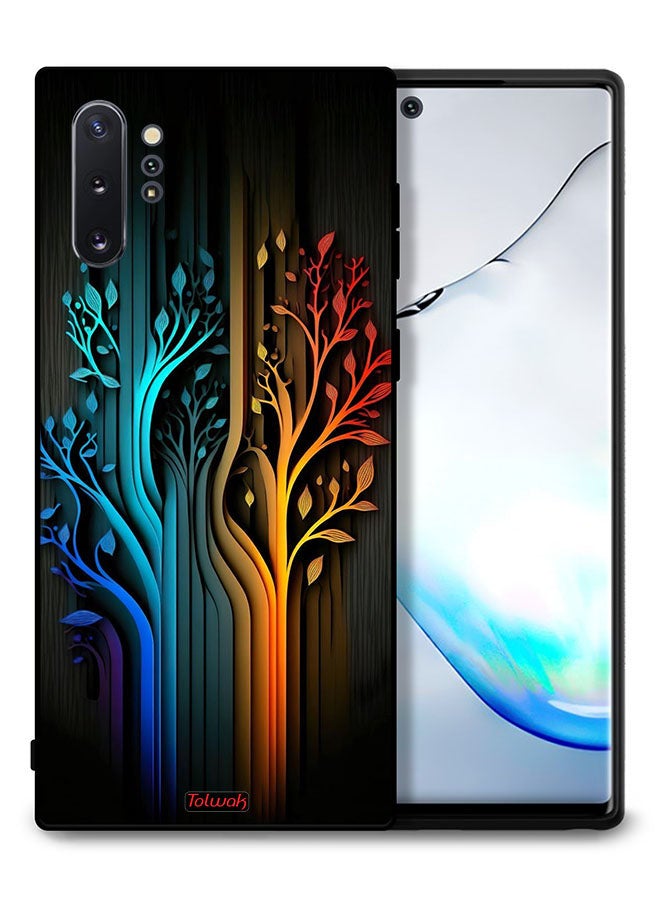 Tolwak Samsung Galaxy Note 10 Plus Protective Case Cover Tree Leaves Art - Image 1