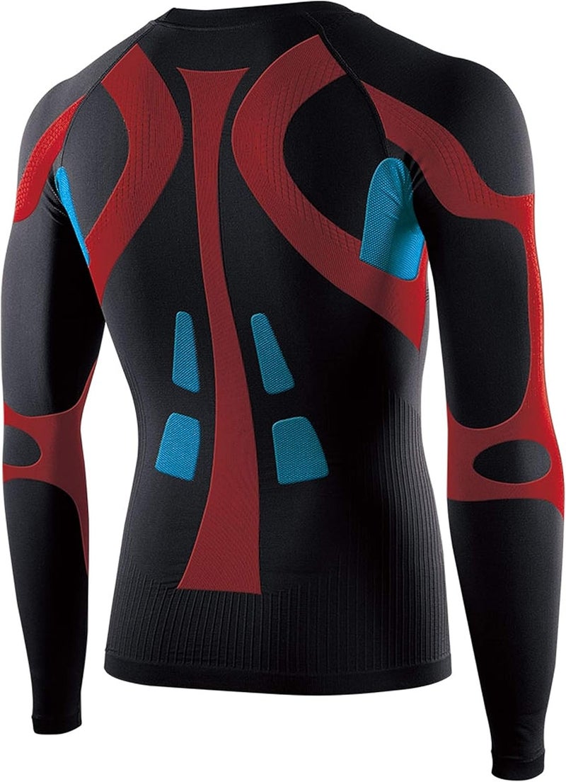 LP Support 230Z Long Sleeve Shoulder Support Compression Top - Black - Image 3