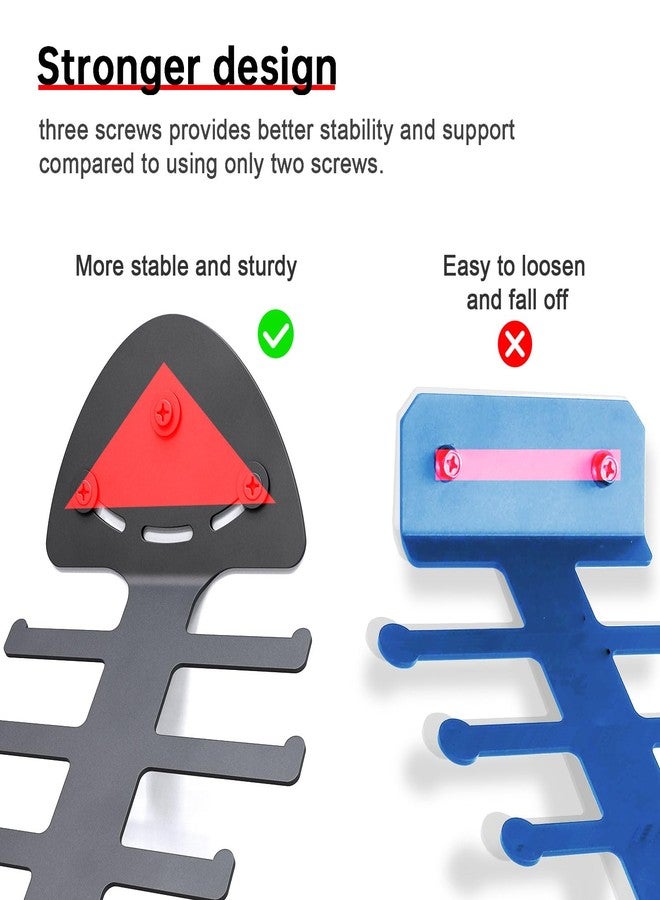 KOMOHOM Exercise Resistance Band Rack, Resistance Bands Storage Hanger Gym Equipment Organizer Rack for Pull Up Bands, Multi-Purpose Gym Equipment Storage - Image 3