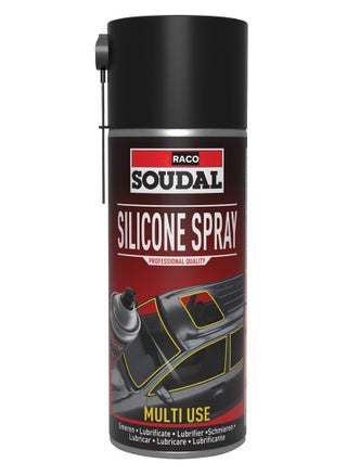 RACO Soudal Silicone Spray Lubricant Multi-Purpose, Water-Resistant Formula for Smooth Performance, Rust Prevention, and Protection of Metal, Plastic, and Rubber Surfaces 400ml - pzsku/Z46E873524B8FE3954252Z/45/_/1733215779/dcc05aa1-cdbe-4fda-b0a7-ad78601c65a6