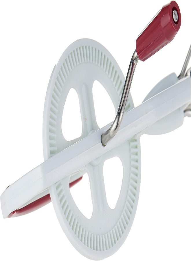 AKDC Metaltex Rotary Whisk Stainless Steel Mechanical Hand Held Food Mixer Rotary Egg Beater - Size: 25 Cm - Image 5
