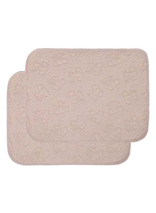 NIBEMINENT 2-Piece Waterproof Baby Diaper Changing Pad Set