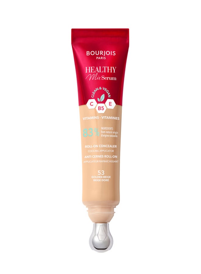 BOURJOIS PARIS Healthy Mix 2-in-1 Serum Concealer - Golden Beige, 13ml - Image 1