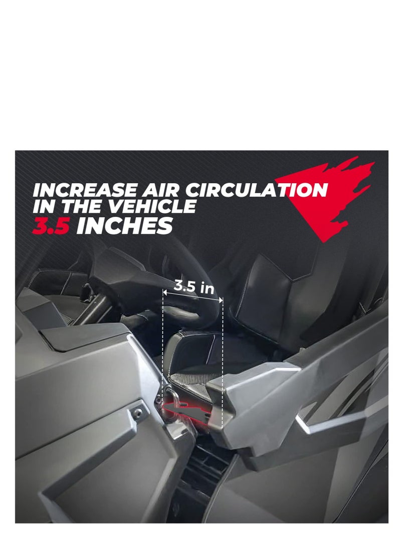 2 Pack RZR Door Latch Extender for Enhanced Airflow and Durability Compatible with RZR XP 1000 4 1000 TURBO S 900 S 1000 - Image 4