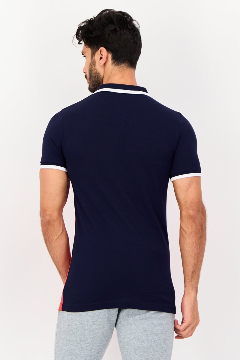 PUMA Men Slim Fit Short Sleeves Outdoor Polo Shirt, Multicolor - Image 2