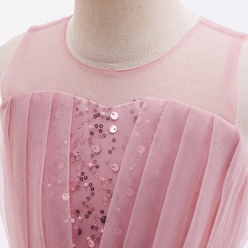 DPKM Flower Girls Formal Wedding Dress for Tulle Party Bridesmaid Pageant Princess Kids Birthday Prom Ball Gown - Image 2
