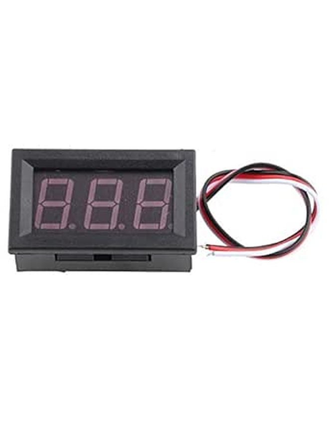 Digital LED Voltmeter Panel DC 0 100V Red Backlight 3 Digit Screen Easy Read - Image 1