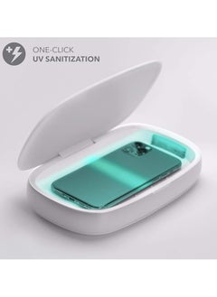 Momax 3 in 1 Q.Power UV Box Sanitizer with Qi Fast Wireless Charger 10W and Aroma Diffuser - White  - Image 3