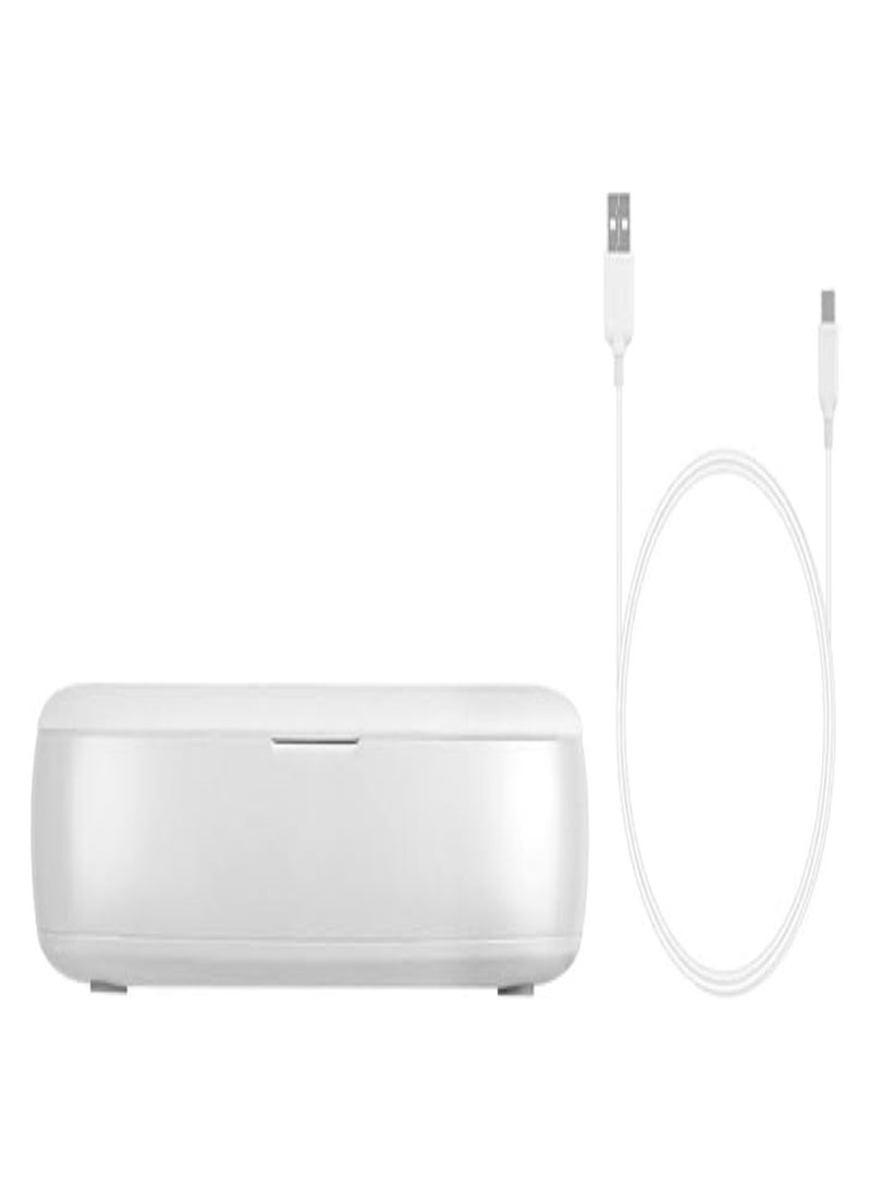 Momax - 3 in 1 Q.Power UV Box Sanitizer with Qi Fast Wireless Charger 10W and Aroma Diffuser - White - Image 1