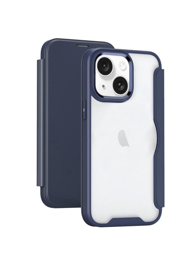 اس-توب جراب لهاتف iPhone 14 مصنوع من الجلد المقاوم للامتصاص بتقنية RFID - Image 1