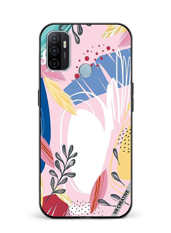 VR CREATIVE Protective Case Cover For Oppo A53 Flower Design Multicolour - Image 1