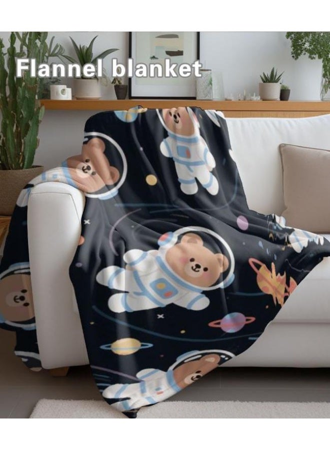 general Children's or student cartoon flannel thin blanket (warm and comfortable, suitable for sleep, games) 100cm*150cm - Image 5