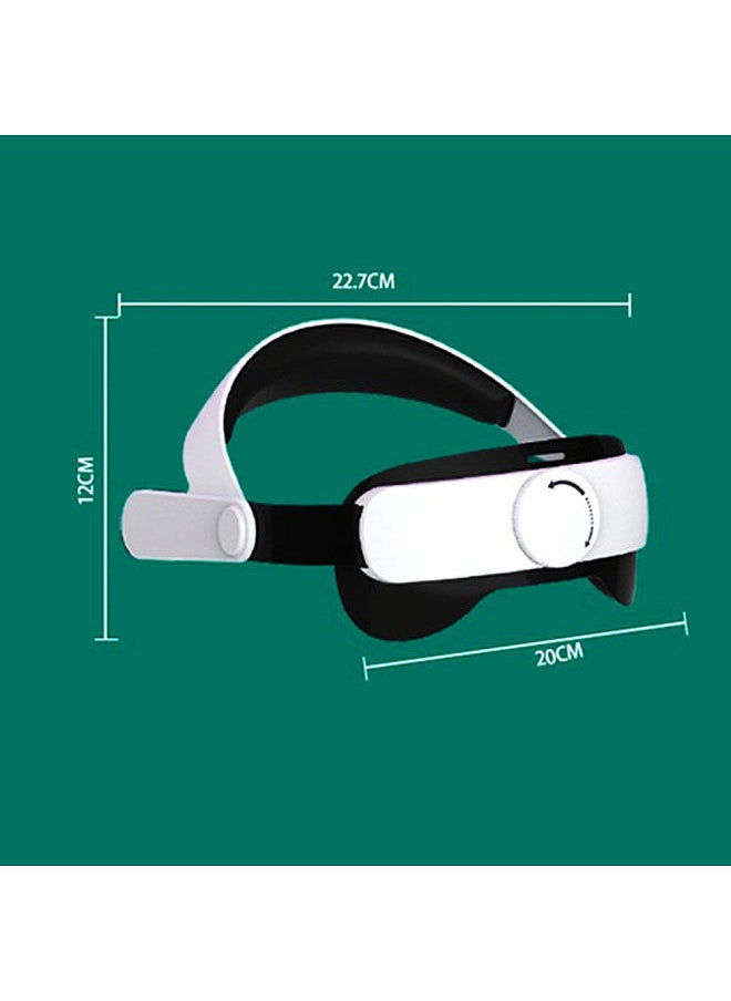 Generic - Suitable For Oculus Quest2 VR Glasses  Comfortable Head Wear  Adjustable Balance No Pressure On The Face  Even Force Rise  Comfortable Head Wear  Decompression VR glasses not included  White - Image 1
