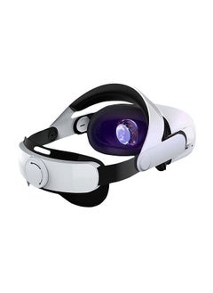 Suitable For Oculus Quest2 VR Glasses  Comfortable Head Wear  Adjustable Balance No Pressure On The Face  Even Force Rise  Comfortable Head Wear  Decompression VR glasses not included  White