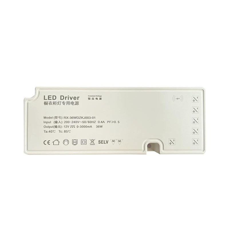 36W Constant Voltage LED Cabinet Light Transformer Multiple Output Easy Installation - Image 1