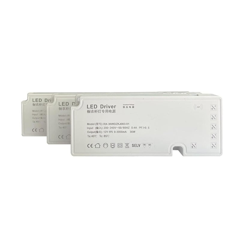 36W Constant Voltage LED Cabinet Light Transformer Multiple Output Easy Installation - Image 4