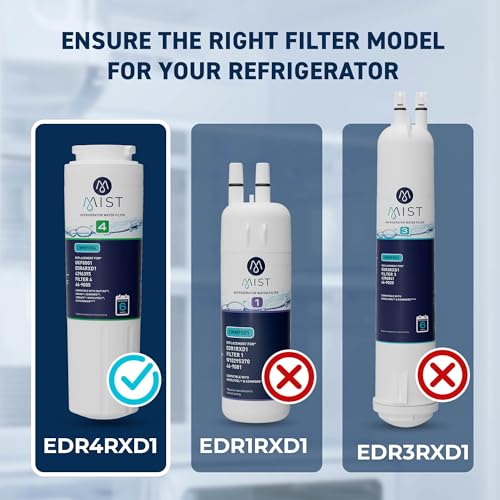 Mist EDR4RXD1 Refrigerator Water Filter Replacement for EveryDrop® Filter 4 – Maytag® UKF8001AXX-200, UKF8001AXX-750, Whirlpool® UKF8001, WHR4RXD1, 4396395 – NSF 42 & 372 Certified - Image 5