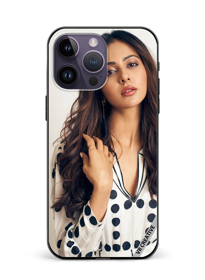 VR CREATIVE Protective Case Cover For Apple iPhone 16 Pro Max Bollywood Actress Rakul Preet Singh Design Multicolour
