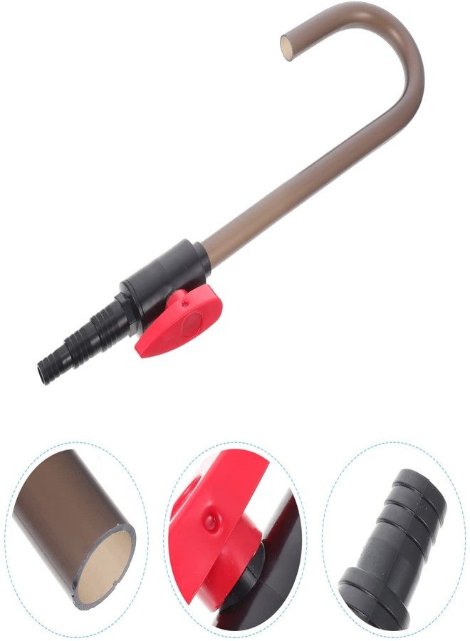 أنبوب إعادة تعبئة المياه السوداء لأحواض أسماك الزينة VAYINATO® مزود بمقبض تشغيل/إيقاف، مناسب من Petzlifeworld - Image 3