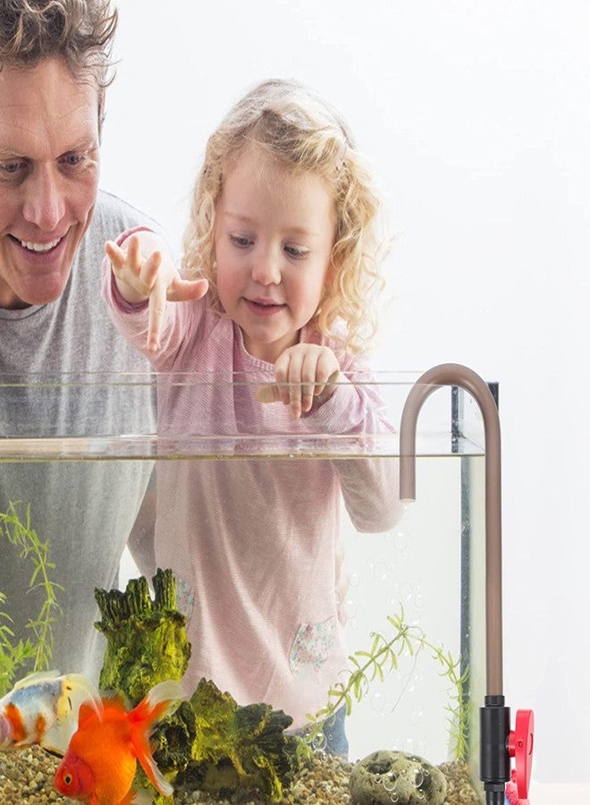 أنبوب إعادة تعبئة المياه السوداء لأحواض أسماك الزينة VAYINATO® مزود بمقبض تشغيل/إيقاف، مناسب من Petzlifeworld - Image 5