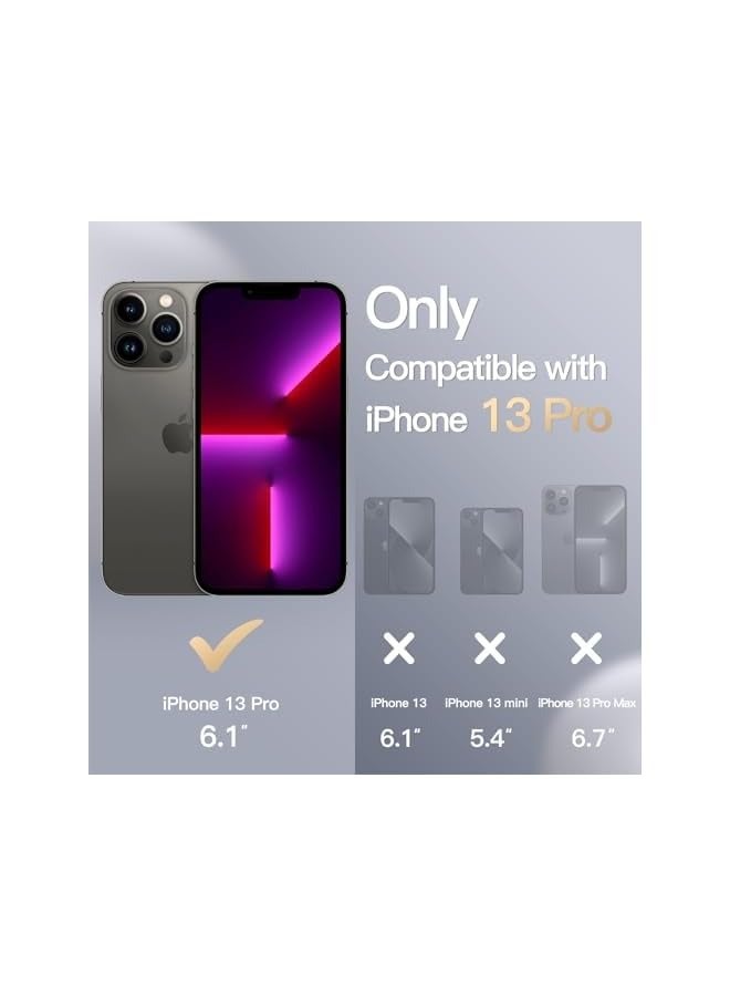 جي تيك حافظة JETech من السيليكون لهاتف iPhone 13 Pro مقاس 6.1 بوصة، حافظة هاتف واقية لكامل الجسم ذات ملمس حريري ناعم، غطاء مقاوم للصدمات مع بطانة من الألياف الدقيقة (كحلي) - Image 2