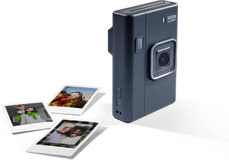 mini LiPlay+ Hybrid digital instant film camera and photo printer, with rear 6 x 4 cm LCD screen, sound recording capabilities, Dual cameras - main and wide-angle selfie, Midnight - Image 4