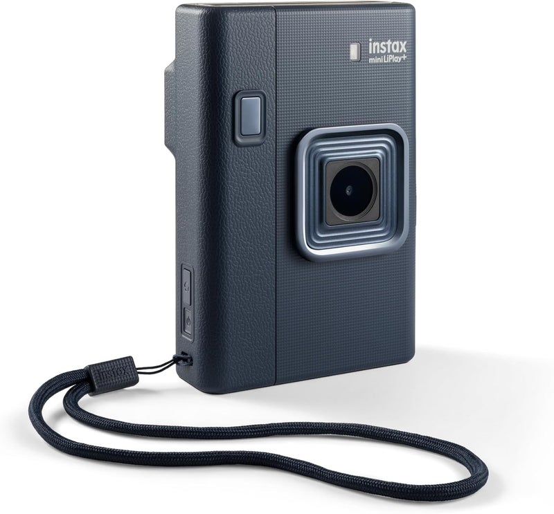 mini LiPlay+ Hybrid digital instant film camera and photo printer, with rear 6 x 4 cm LCD screen, sound recording capabilities, Dual cameras - main and wide-angle selfie, Midnight - Image 1
