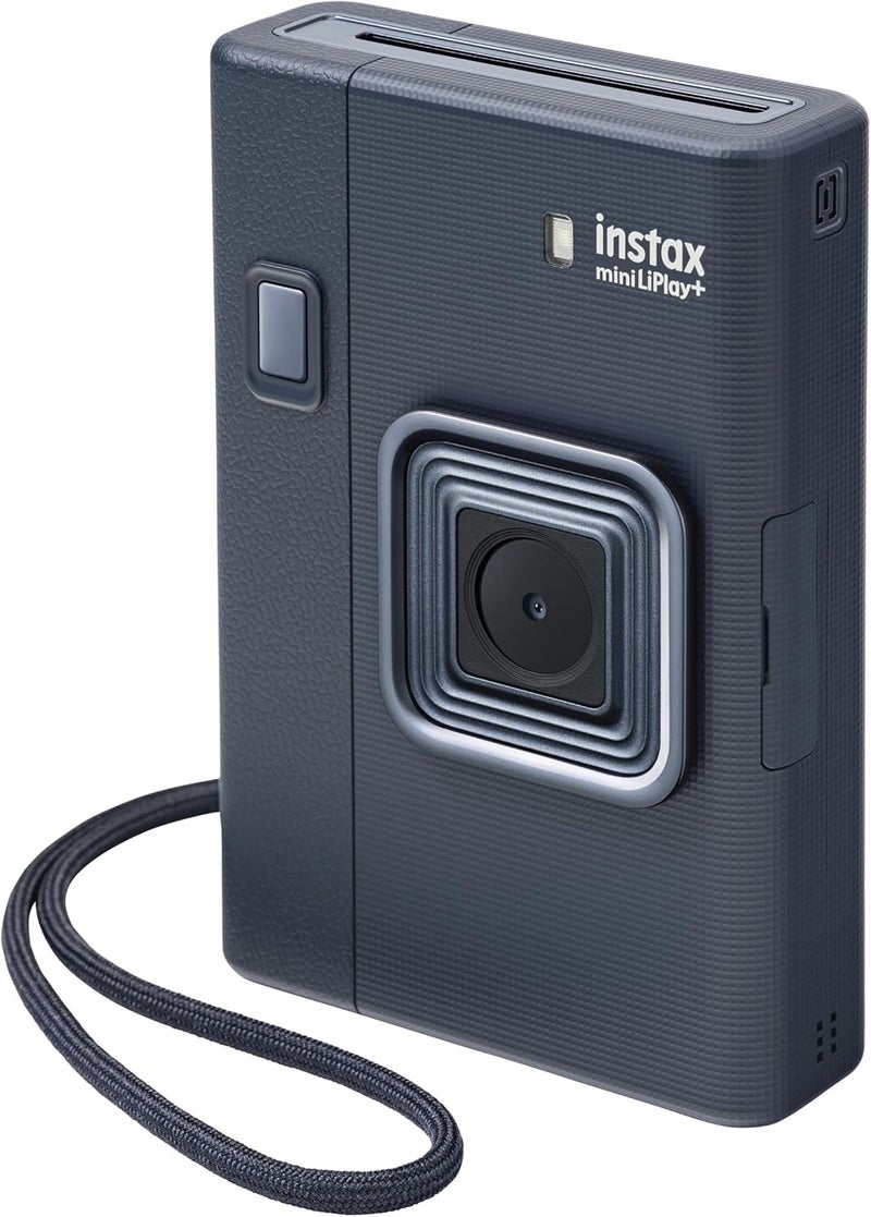 mini LiPlay+ Hybrid digital instant film camera and photo printer, with rear 6 x 4 cm LCD screen, sound recording capabilities, Dual cameras - main and wide-angle selfie, Midnight - Image 2