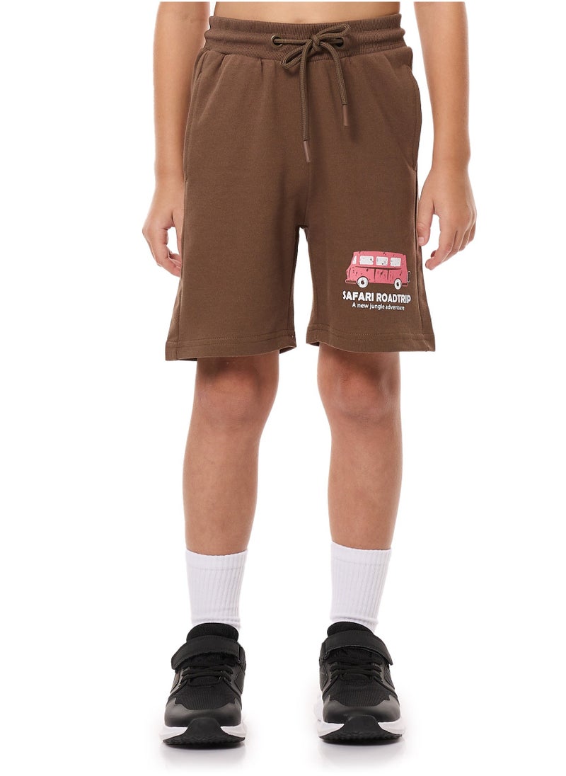 victor and jane BOYS 2PC SET "SAFARI ROAD TRIP" T-Shirt & Pull-On Shorts - Image 5