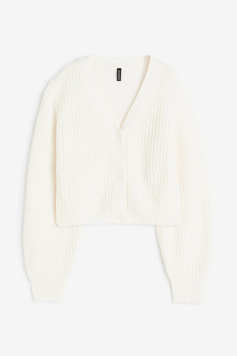 H&M Balloon-sleeved cardigan