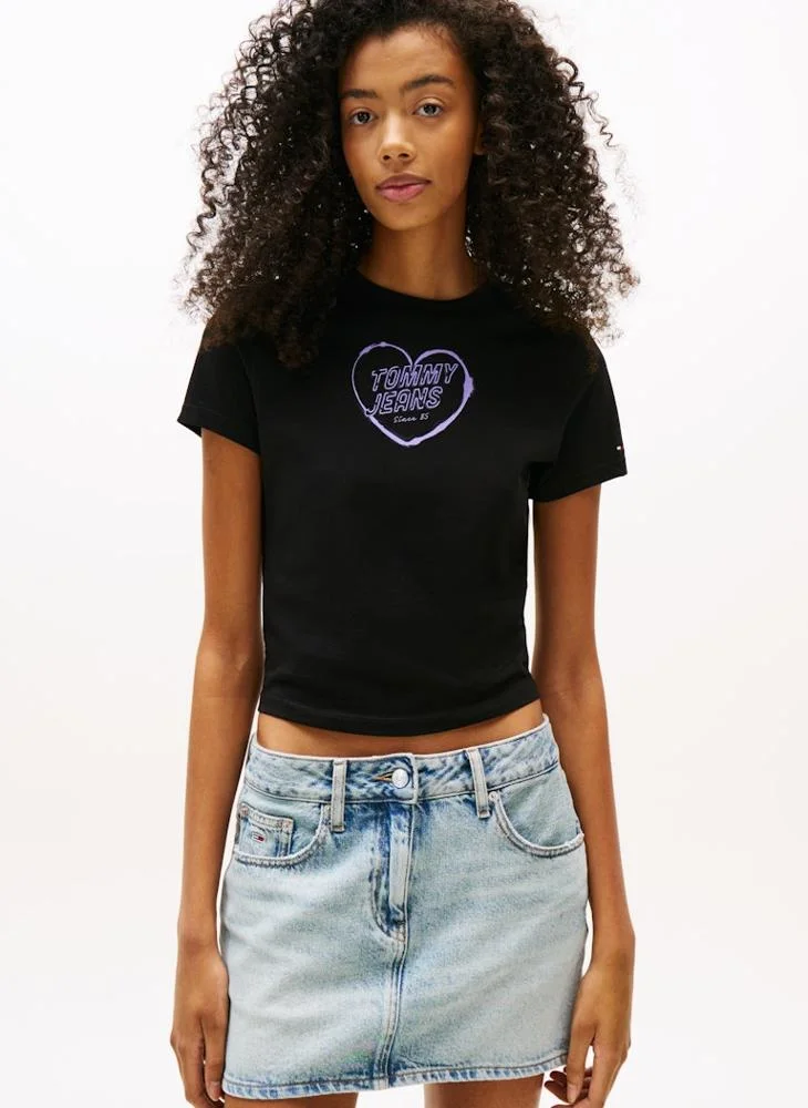 TOMMY JEANS Graphic Crew Neck T-Shirt