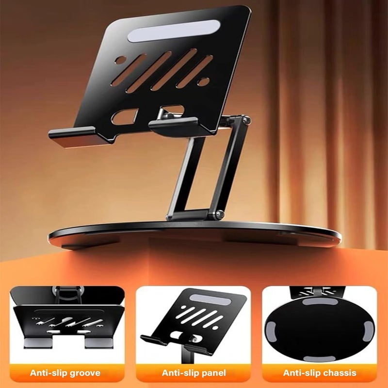 360 Rotating Tablet Stand Adjustable Holder Bracket for Drawing Video Conferencing Watching Movie Multiple Angles Adjustable Phone Holder - Image 4