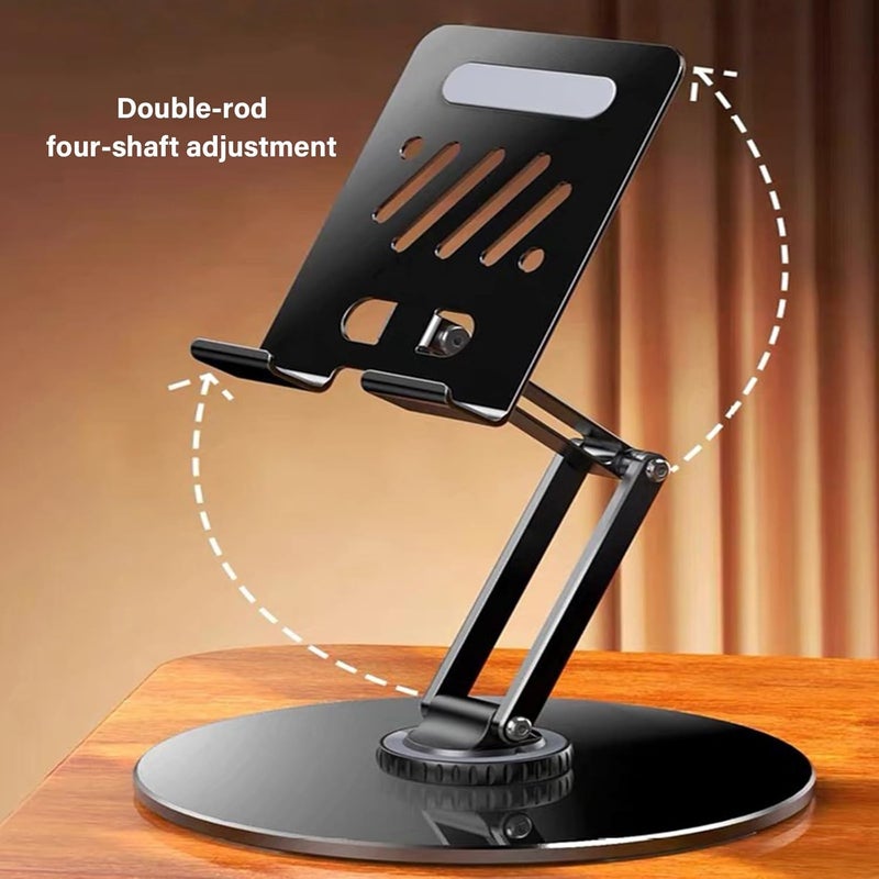 360 Rotating Tablet Stand Adjustable Holder Bracket for Drawing Video Conferencing Watching Movie Multiple Angles Adjustable Phone Holder - Image 3