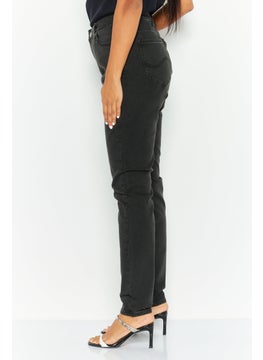 LEE Women Plus Size Washed Skinny Jeans, Black  - Image 3