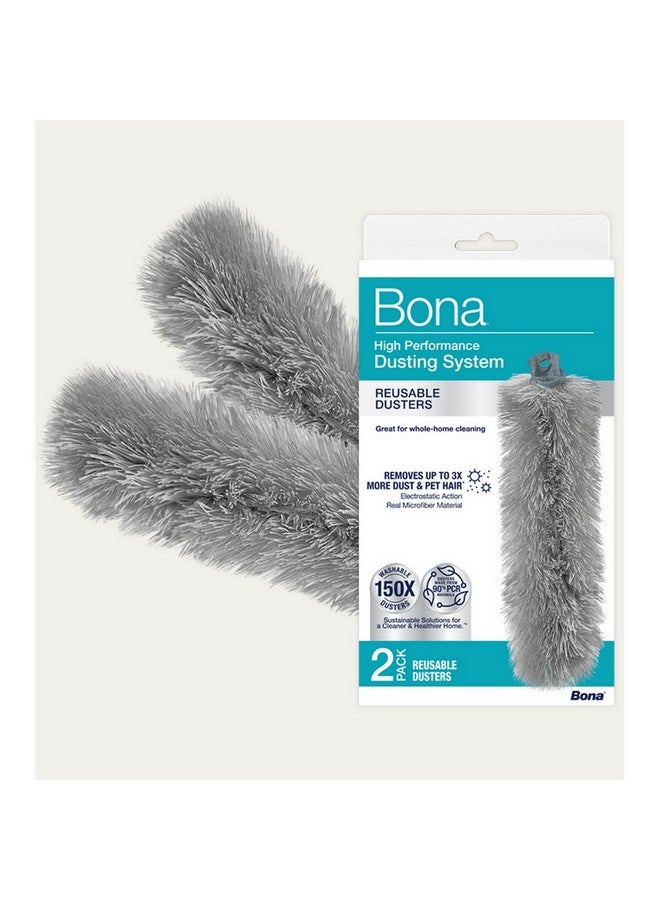 BONA High Performance Dusting System Electrostatic Action Reusable Duster Grey 23.29 x 1.7 x 13.31 cm AX0003686 - Image 1