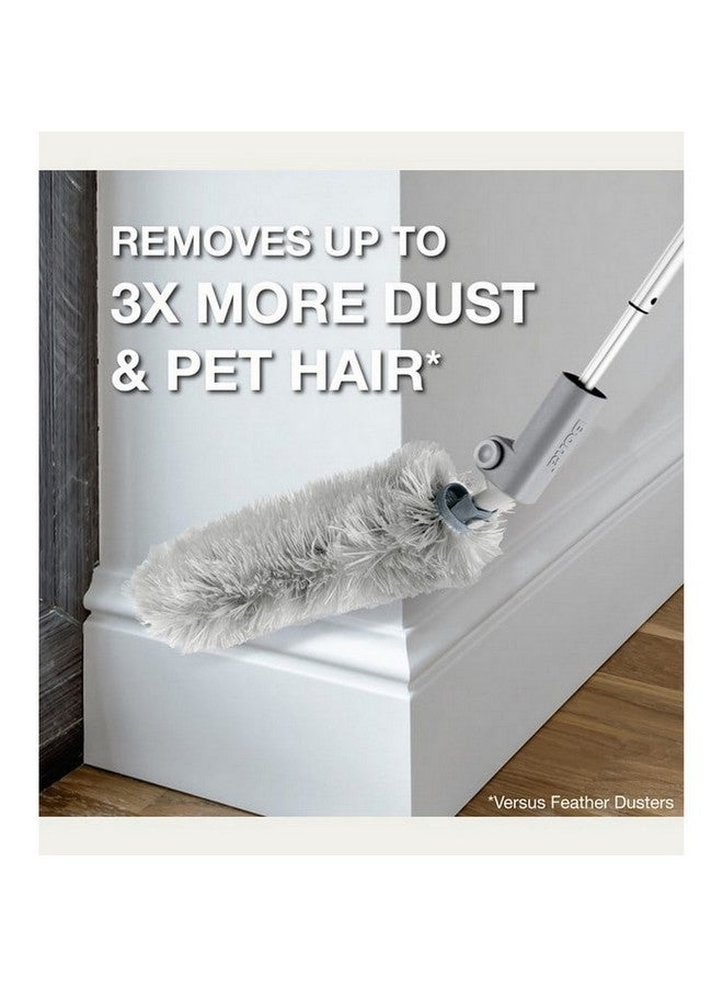 BONA High Performance Dusting System Electrostatic Action Reusable Duster Grey 23.29 x 1.7 x 13.31 cm AX0003686 - Image 2