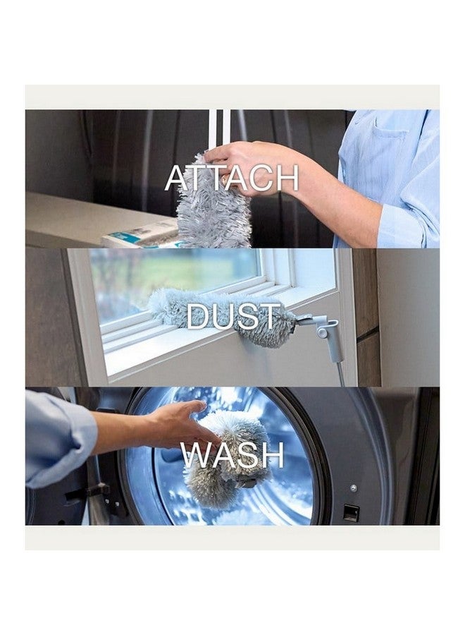 BONA High Performance Dusting System Electrostatic Action Reusable Duster Grey 23.29 x 1.7 x 13.31 cm AX0003686 - Image 3