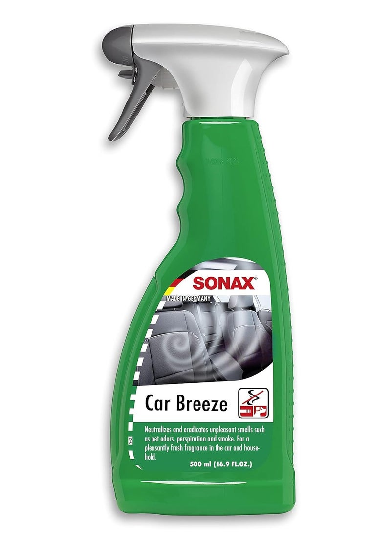 SONAX 2 Pieces Car Breeze Odor Eliminator Air Freshener Spray - 500ml (16.9 FL OZ) x2 - Image 2