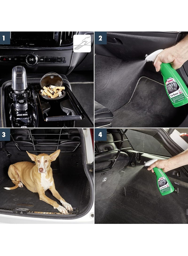 SONAX 2 Pieces Car Breeze Odor Eliminator Air Freshener Spray - 500ml (16.9 FL OZ) x2 - Image 3