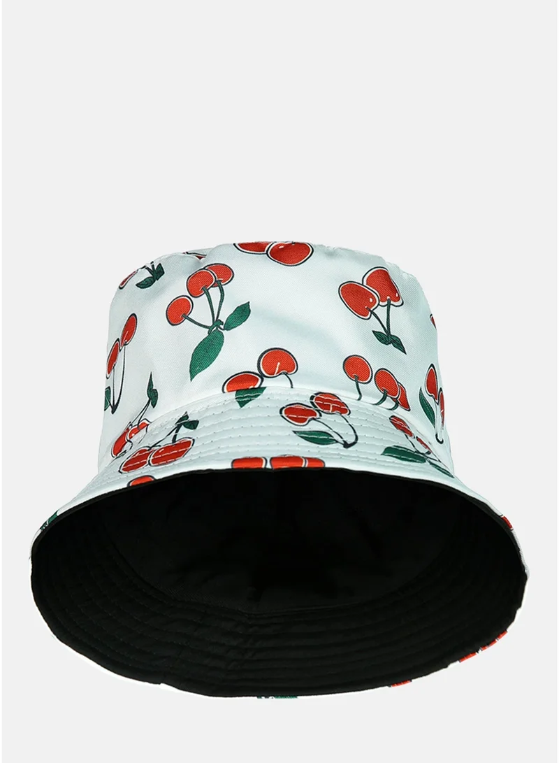 London Rag Cherries Printed Bucket Hat