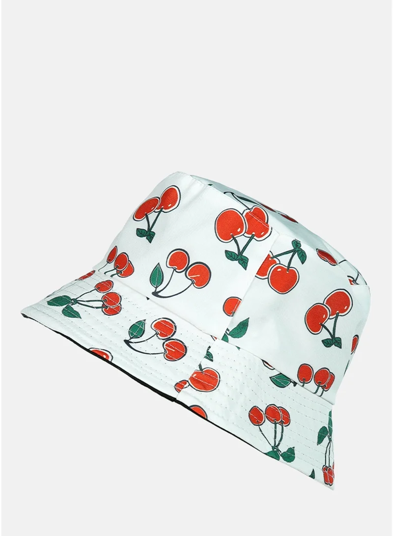 London Rag  London Rag Cherries Printed Bucket Hat for Women | Best Price UAE