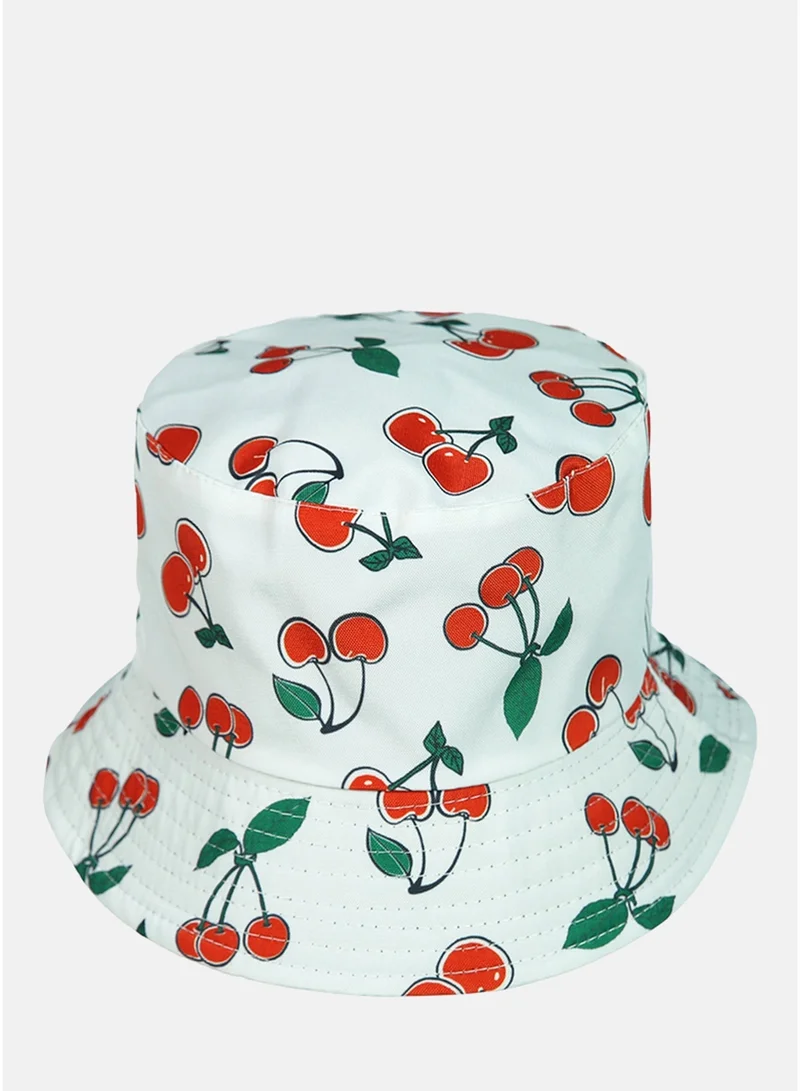 London Rag  London Rag Cherries Printed Bucket Hat for Women | Best Price UAE