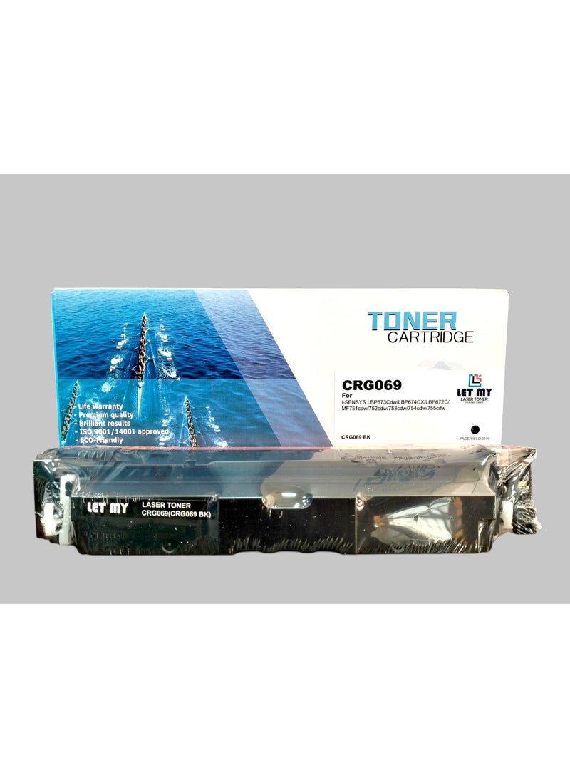 دعني خرطوشة حبر LET MY 069H 069 (مجموعة) بديلة متوافقة لخرطوشات حبر كانون CRG-069 CRG-069H لطابعات كانون i-SENSYS MF754Cdw وMF752Cdw وMF753Cdw وMF751Cdw وLBP674Cdw وLBP673Cdw - Image 4