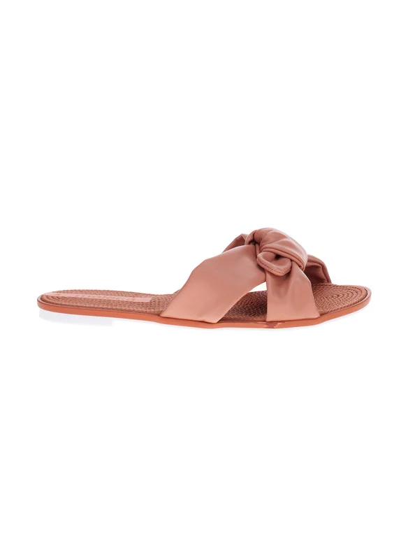 MOLECA Moleca Ladies Flat Sandals Nude | Made In Brazil