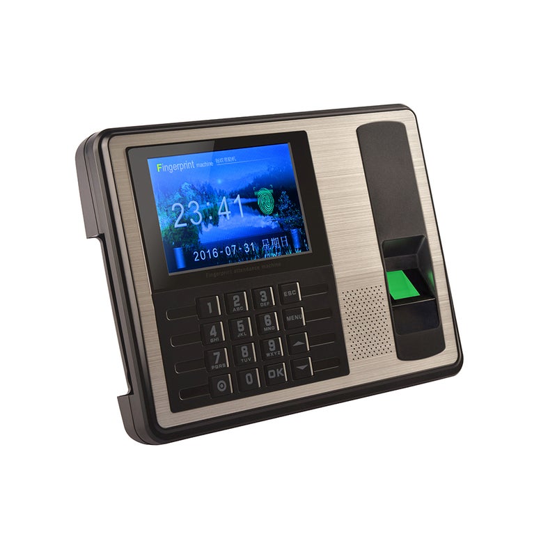 Biometric Fingerprint Password Attendance Machine Employee Checking-in Recorder 4 inch TFT LCD Screen DC 5V Time Attendance Clock - Image 5