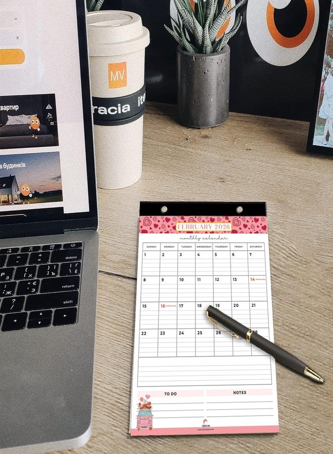 STRIVE ZEN 2026-2027 Fridge Calendars by Strive Zen, Magnetic Refrigerator Calendar Pad, Planner, A5 Size, Perfect for Separate Scheduling, Appointments, January 26 - December 27, Small, 24 Months - Image 3