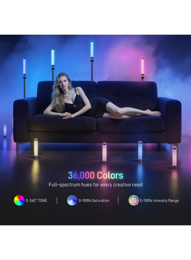 PHOTOOLEX B190S ( 19cm-6W-LUX 518-Battery 2600-CRI App Control ) - Image 3