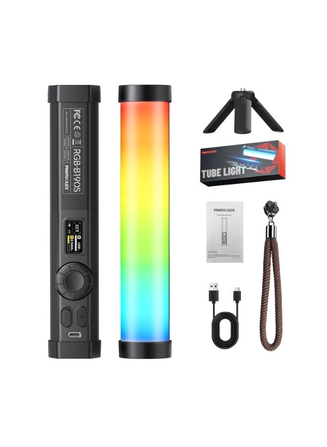 PHOTOOLEX B190S ( 19cm-6W-LUX 518-Battery 2600-CRI App Control ) - Image 1