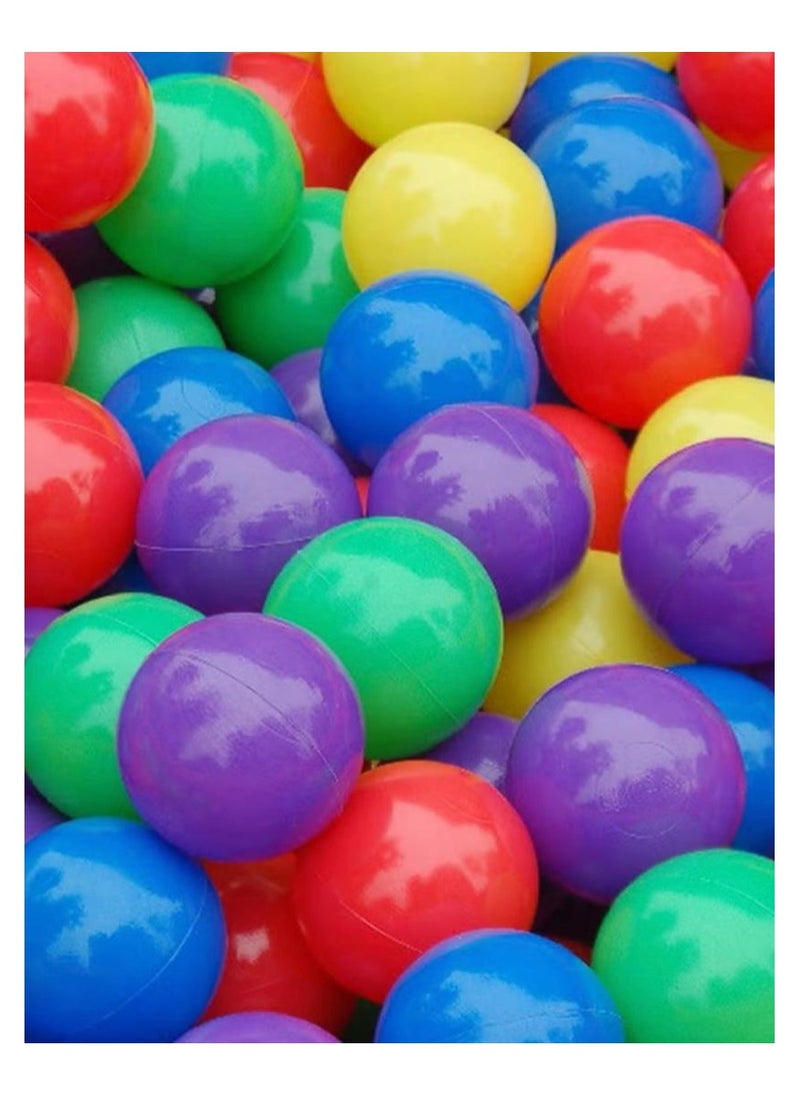 MARAH TOYS 50-Piece Soft Ocean Pit Toy Balls Play Set Multicolored For Age Group 1+ Years 31.4x29x18cm  - Image 3