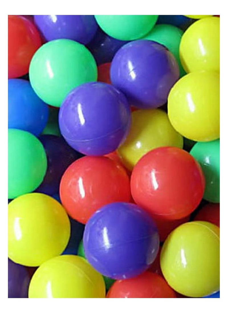 MARAH TOYS 50-Piece Soft Ocean Pit Toy Balls Play Set Multicolored For Age Group 1+ Years 31.4x29x18cm  - Image 4